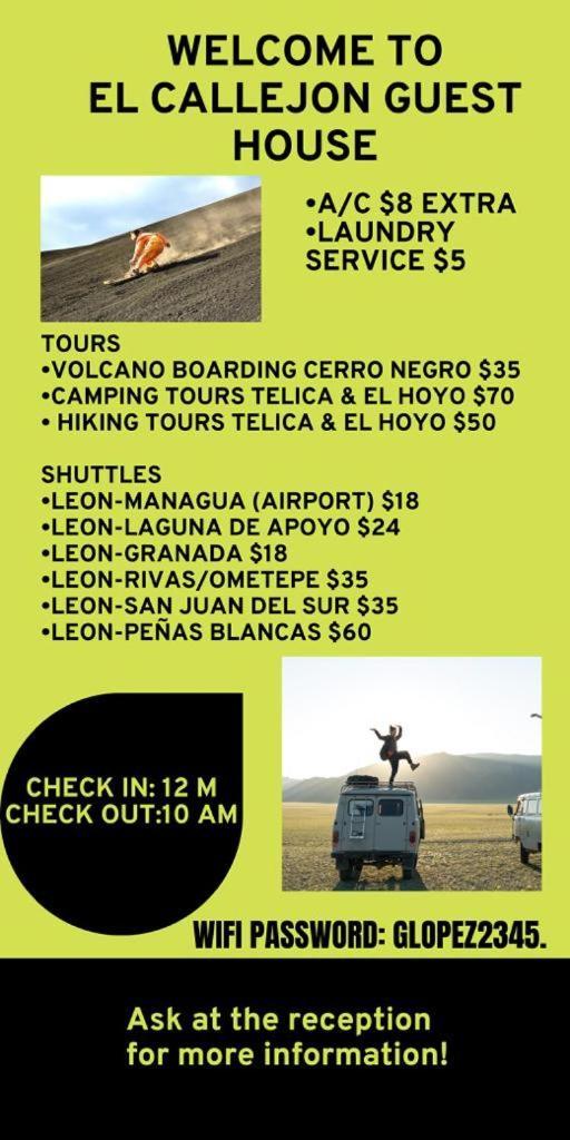 El Callejon Guest House Leon Exterior photo